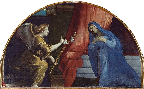 The Annunciation, 1532. Creator: Lotto, Lorenzo (1480-1556)