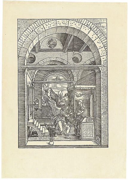 The Annunciation, from The Life of the Virgin, ca 1503. Creator: Dürer, Albrecht (1471-1528)