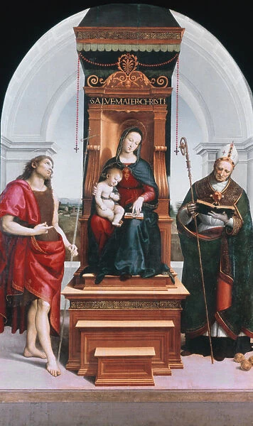 The Ansidei Madonna, 1505. Artist: Raphael
