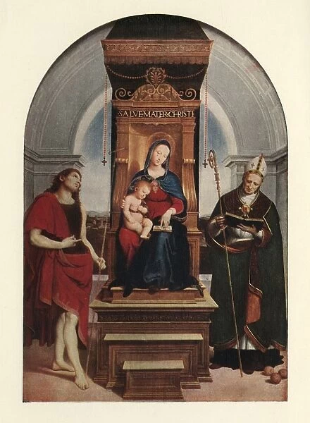 The Ansidei Madonna, 1505, (c1912). Artist: Raphael