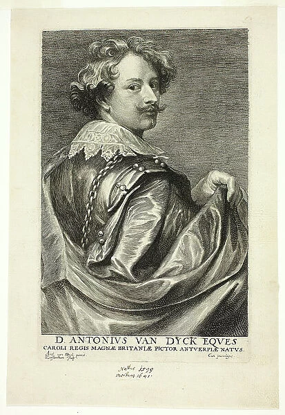 Anthony van Dyck, c. 1635. Creator: Lucas Vorsterman
