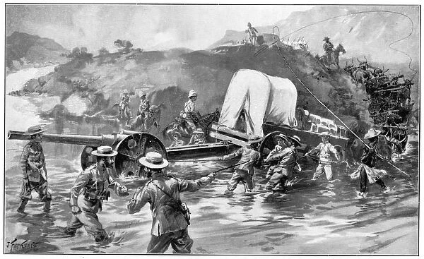 The approach to Ladysmith, 2nd Boer War, 18 January 1900