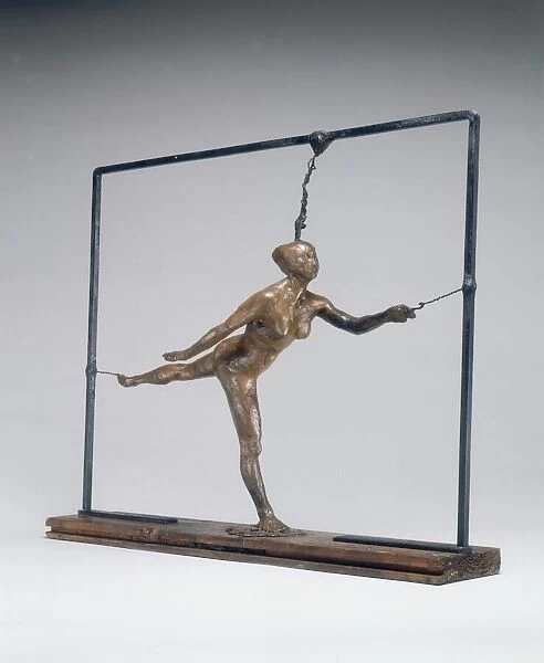Arabesque over the Right Leg, Left Arm in Front, c. 1885  /  1890. Creator: Edgar Degas