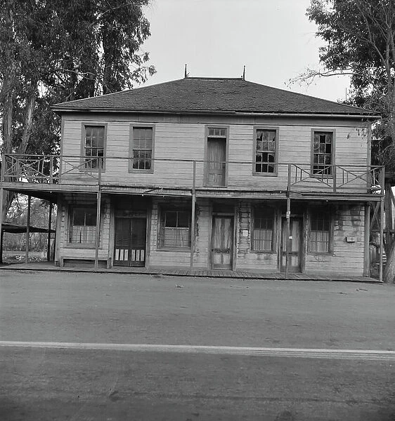 Architectural survivals, Clayton, California, 1938. Creator: Dorothea Lange