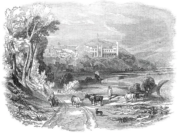 Arundel Castle and Town, 1845. Creator: Unknown