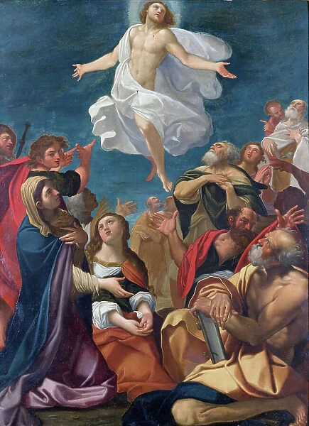Ascension of Christ, c1640. Creator: Jacopo Cavedone