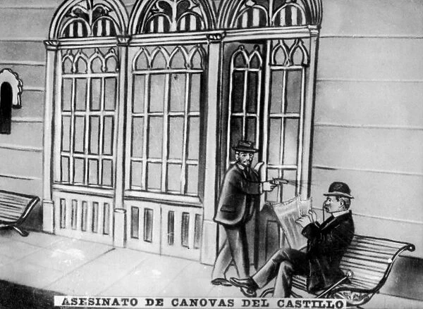 Assasination of Antonio Canovas del Castillo, 1897
