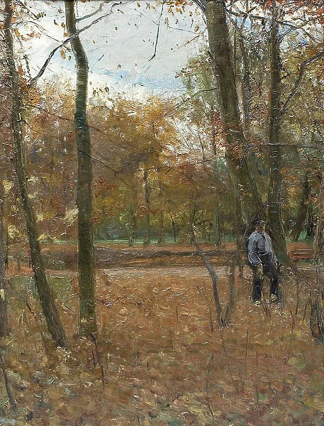 Autumn in Sondermarken, 1885. Creator: Albert Gottschalk