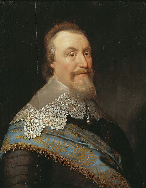 Axel Oxenstierna af Södemöre, Count, Chancellor, 1635. Creator: Workshop of Michiel Jansz. van Mierevelt