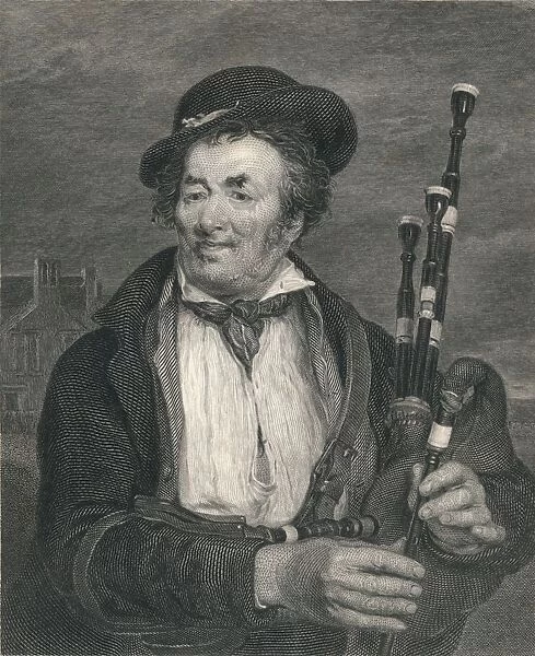 The Bag Piper, from a picture by David Wlkie, R. A. Creator: Augustus Fox