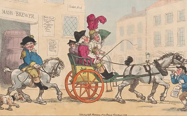 A Bankrupt Cart, or The Road to Ruin in the East!, November 5, 1799. November 5, 1799