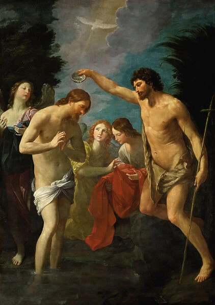 The Baptism of Christ, c. 1623. Artist: Reni, Guido (1575-1642)