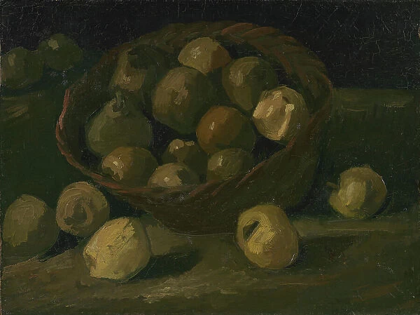 Basket of Apples, 1885. Creator: Gogh, Vincent, van (1853-1890)