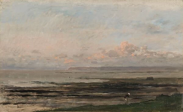 Beach at Ebb Tide, c.1850-c.1878. Creator: Charles Francois Daubigny