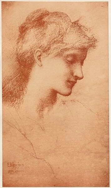 Beauty, 1887-1889. Creator: Edward Burne-Jones (British, 1833-1898); Imprimerie Champenois