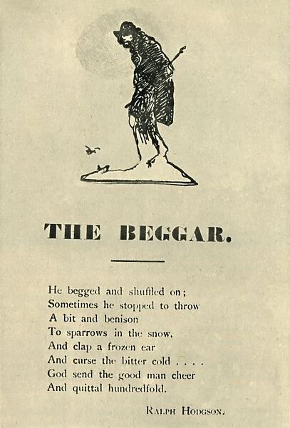 The Beggar, 1913, (1946). Creator: Unknown