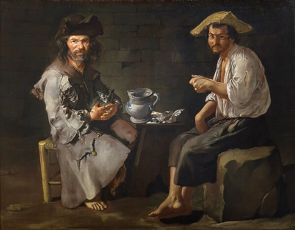 Two beggars, ca 1730. Creator: Ceruti, Giacomo Antonio (1698-1767)