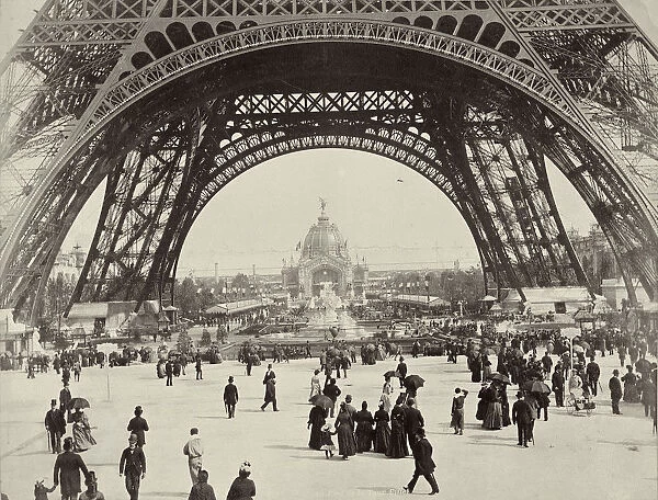 Beneath the Eiffel Tower, Paris, 1889