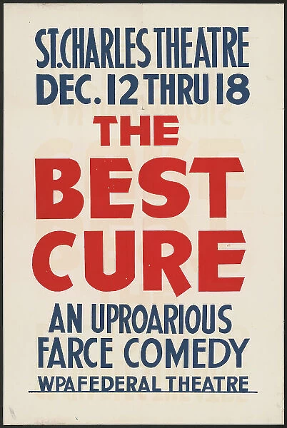 The Best Cure, New Orleans, 1938. Creator: Unknown