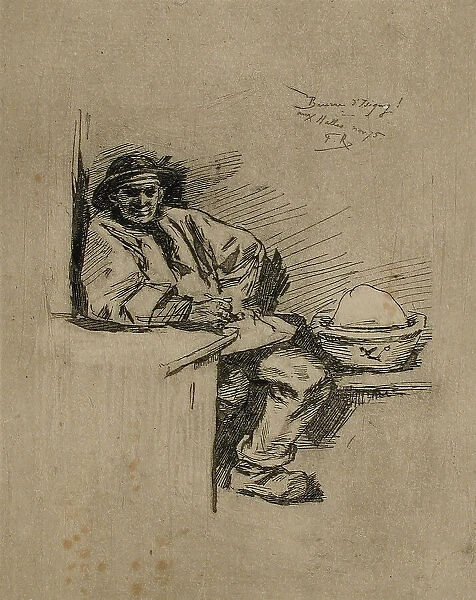 Beurre d'Isigny, 1875. Creator: Félicien Rops
