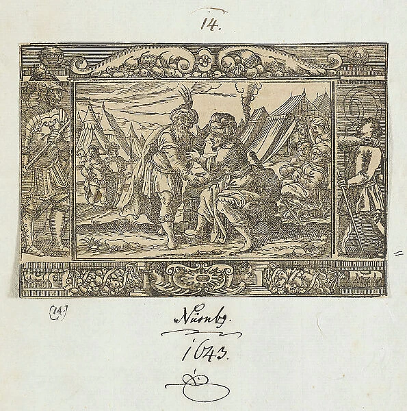 Biblical Scene (Jacob and Esau [?]), c1643. Creator: Unknown
