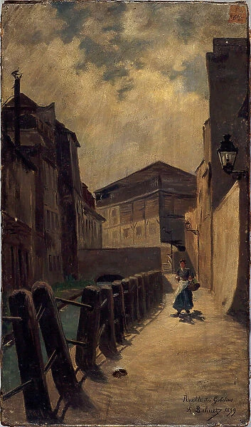 The Bievre, ruelle des Gobelins, 1899. Creator: Alfred Louis Bahuet