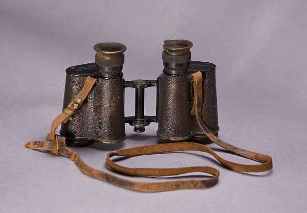 Binoculars used by Peter L. Robinson, Sr. during World War I, ca. 1917. Creator: Unknown