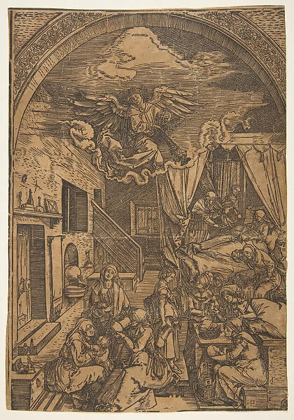 The Birth of the Virgin, from The Life of the Virgin (copy). n. d. Creator: Unknown