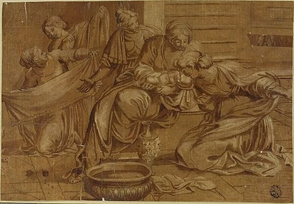 Birth of the Virgin, n.d. Creator: Domenichino