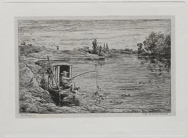 The Boat Trip: The Cabin Boy Fishing (Line Fishing), 1861