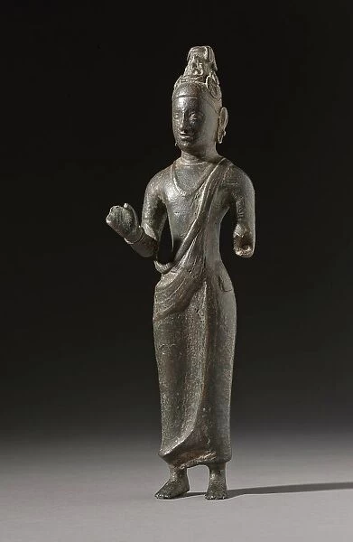 The Bodhisattva Avalokiteshvara (image 2 of 5), 8th-9th century. Creator: Unknown