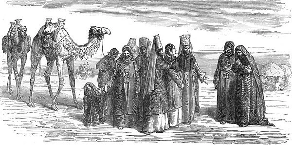 A Bokharian Bride; Notes on Western Turkistan, 1875. Creator: Unknown