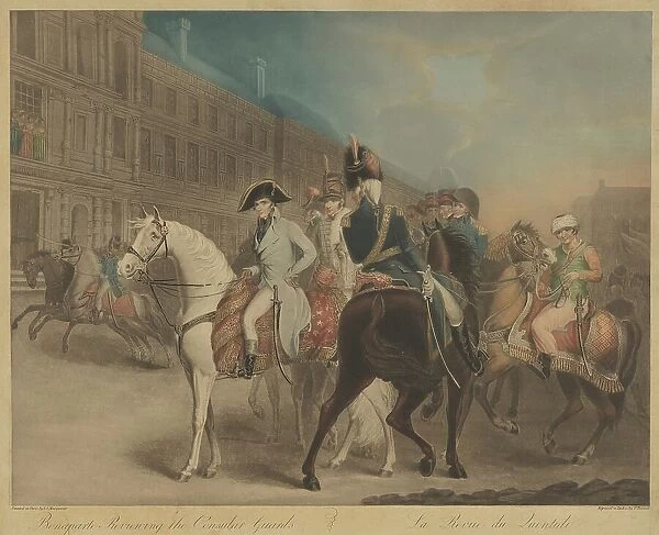 Bonaparte Reviewing the Consular Guard (La Revue du Quintidi). Creator: Charles Turner