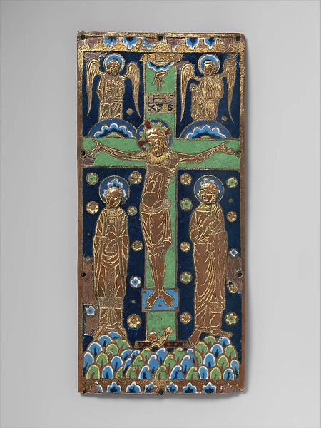 Book Cover Plaque with the Crucifixion, French, ca. 1190-1200. Creator: Unknown