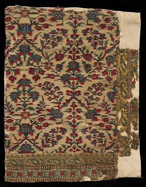 Border Fragment of a Shawl, late 1700s - early 1800s. Creator: Unknown