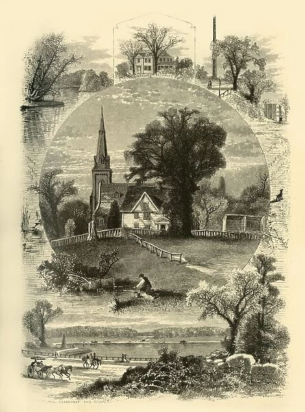 Boston Suburbs, 1874. Creator: John J. Harley