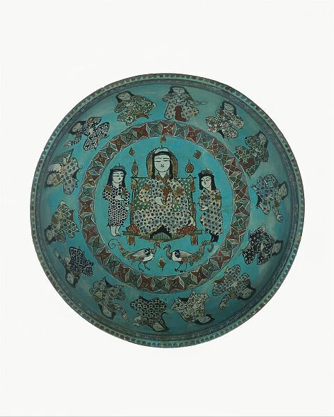 Bowl with a Ruler and Attendants, Iran, 12th-13th century. Creator: Unknown