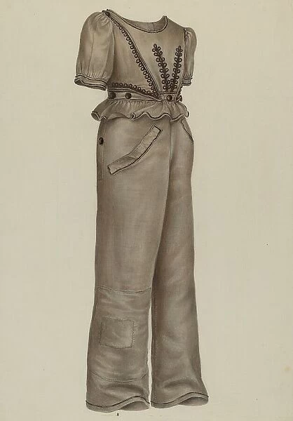 Boy's Suit, c. 1941. Creators: Charles Mannino, Nancy Crimi