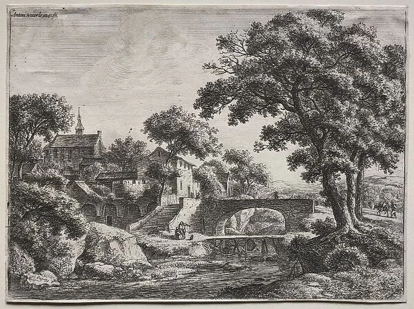 The Two Bridges. Creator: Anthonie Waterloo (Dutch, 1609  /  10-1690)