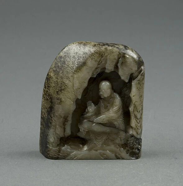Buddhist Monk in a Grotto, Late Ming or early Qing dynasty, 17th-early 18th century