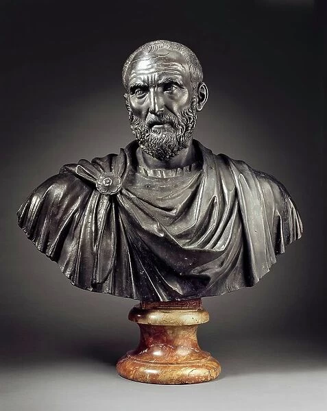 Bust of Lucius Junius Brutus, c.1550. Creators: Ludovico Lombardo, Lucius Junius Brutus