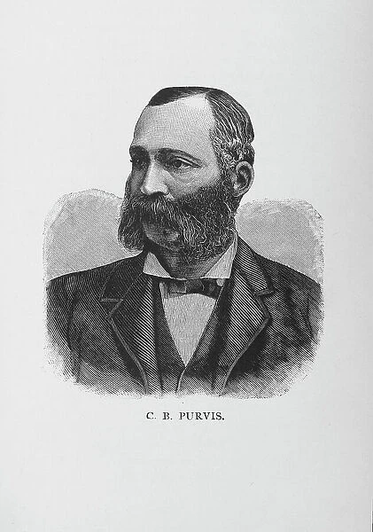 C. B. Purvis, 1887. Creator: Unknown
