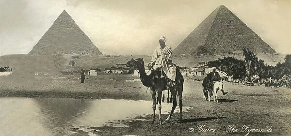 Cairo: The Pyramids, c1918-c1939. Creator: Unknown