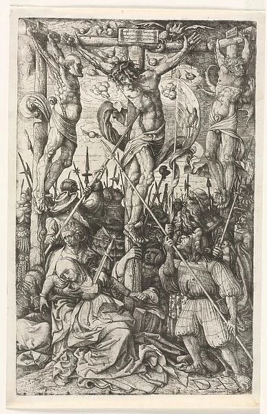 The Calvary, c. 1520. Creator: Daniel I Hopfer (German, c. 1470-1536)