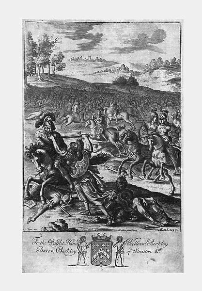Camilla slaying Aunus, 1653. Creator: Francis Cleyn