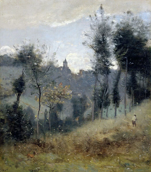 Canteleu, c.1872. Creator: Jean-Baptiste-Camille Corot