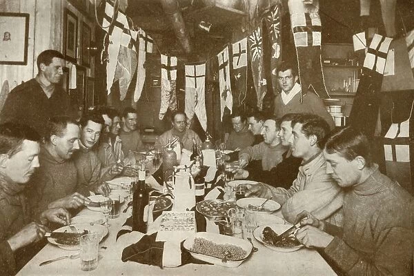 Captain Scotts Last Birthday Dinner, 6 Jun 1911, (1913). Artist: Herbert Ponting