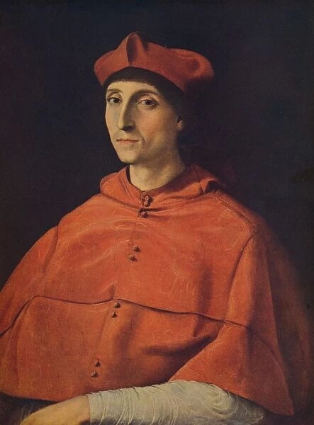 Cardenal Scarramuccia Trivulzio, (Portrait of a cardinal), c1510, (c1934). Artist: Raphael