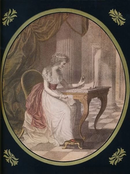 Caroline of Litchfield, meditating on Waldsteins Picture, c1780s, (1910)