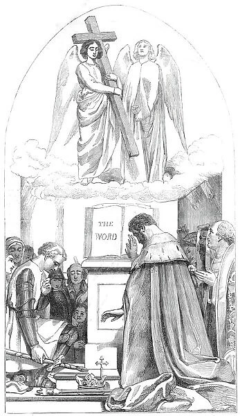 Cartoon (35) Religion - by J.C. Horsley... from the exhibition in Westminster Hall, 1845